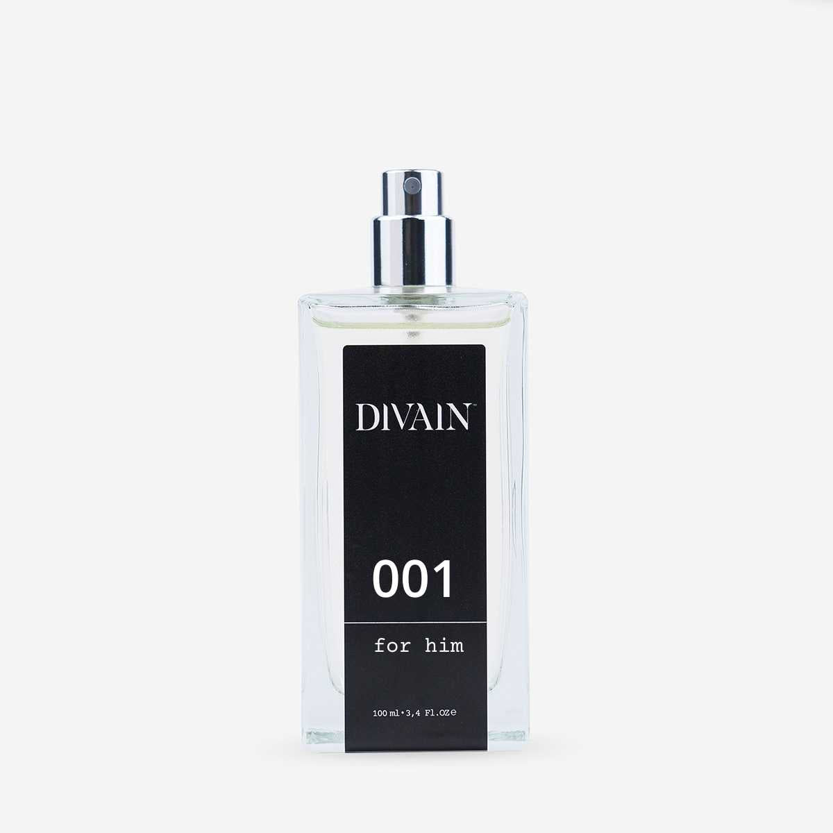 Fles van equivalent parfum voor heren divain-001