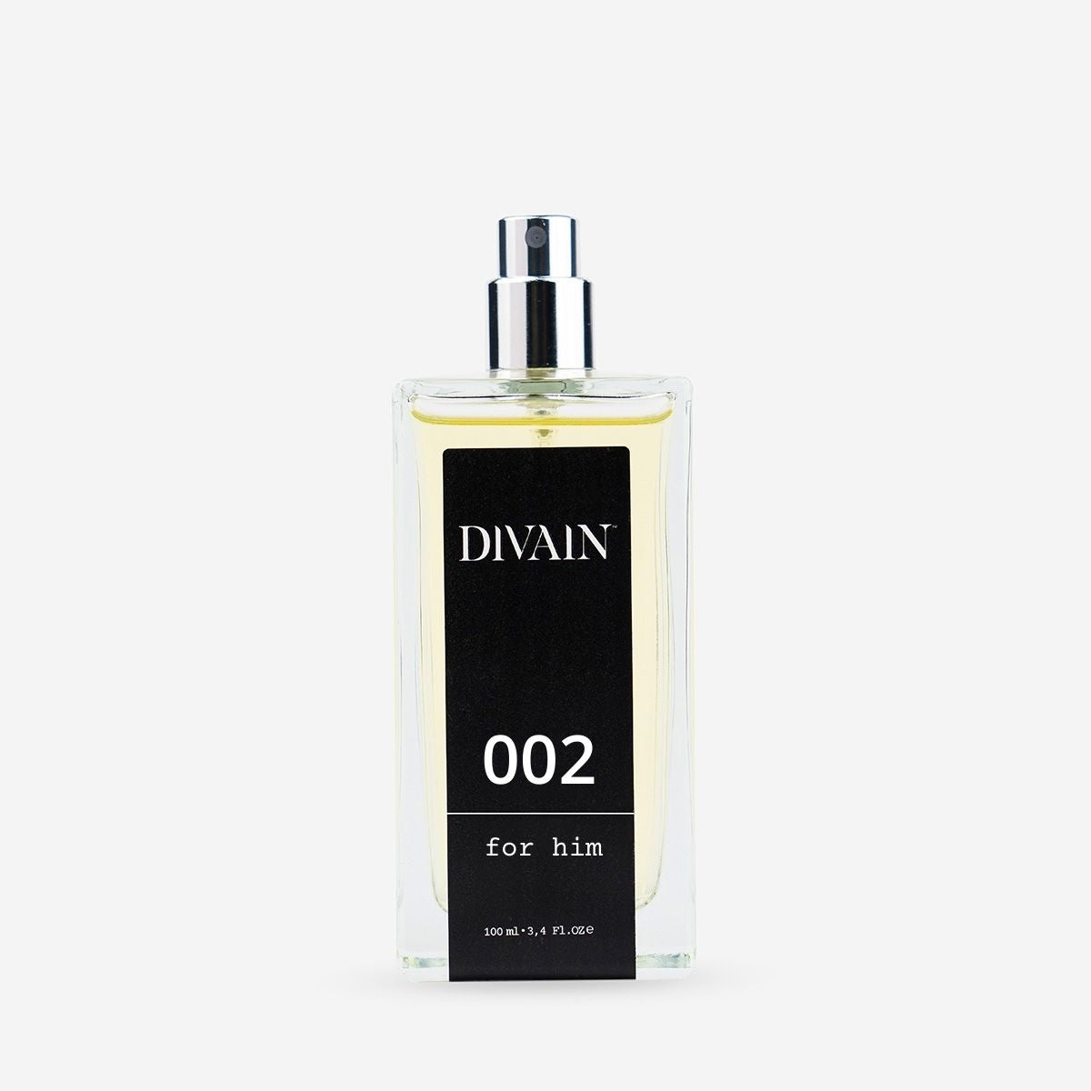 Fles van equivalent parfum voor heren divain-002