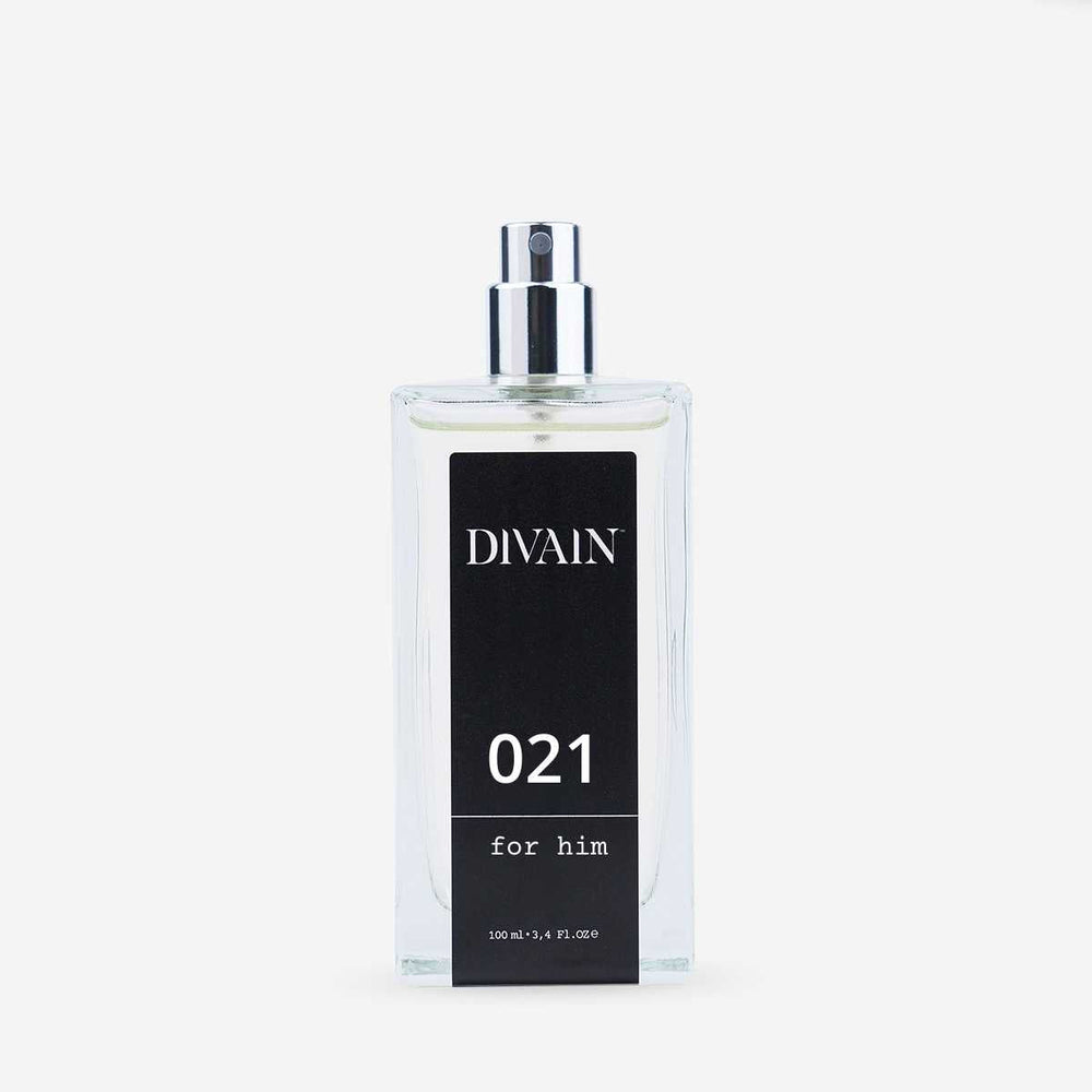 Fles van equivalent parfum voor heren divain-021