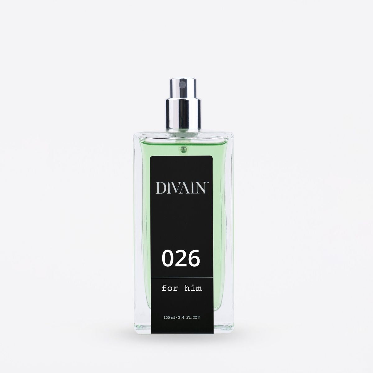 Fles van equivalent parfum voor heren divain-026