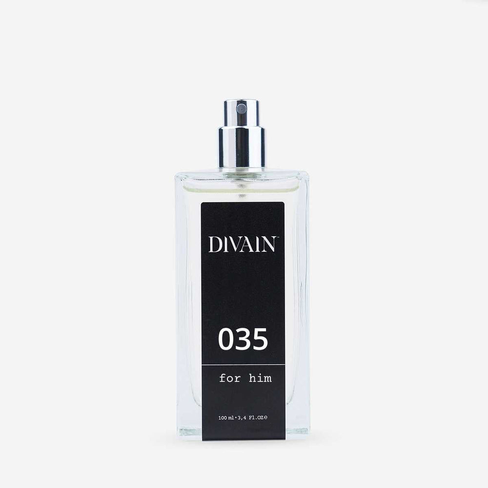 Fles van equivalent parfum voor heren divain-035