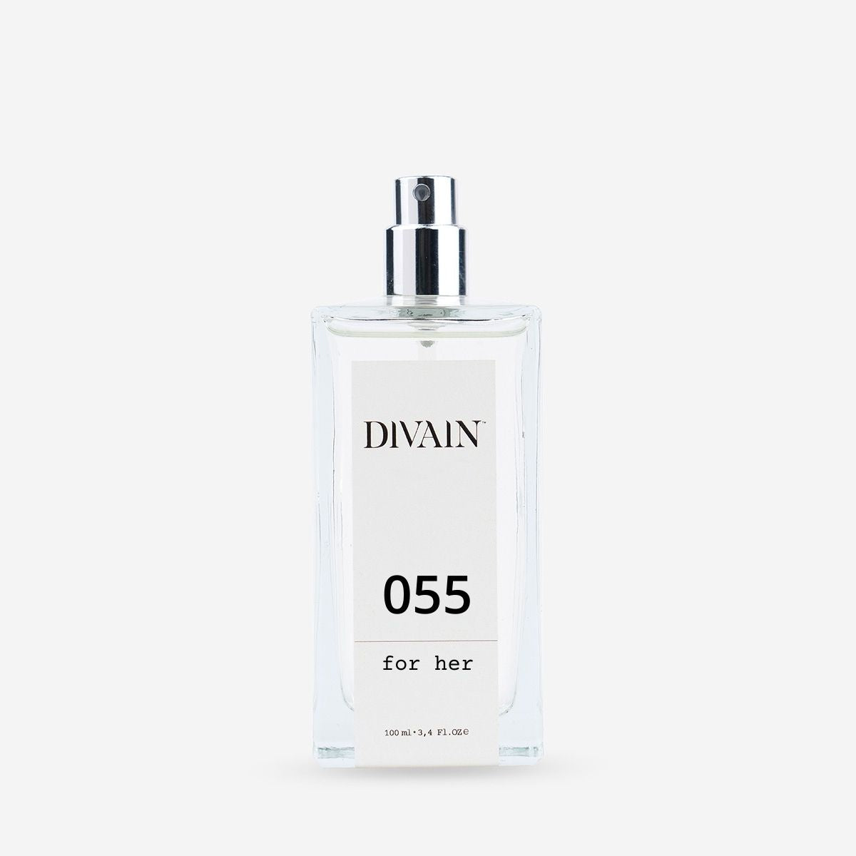 Fles van equivalent parfum voor dames divain-055