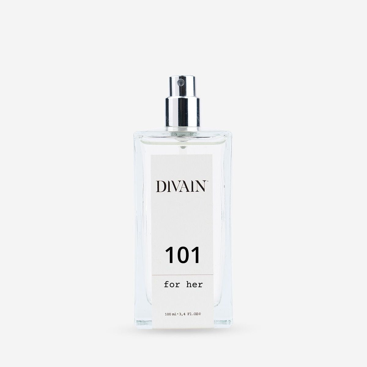 Fles van equivalent parfum voor dames divain-101