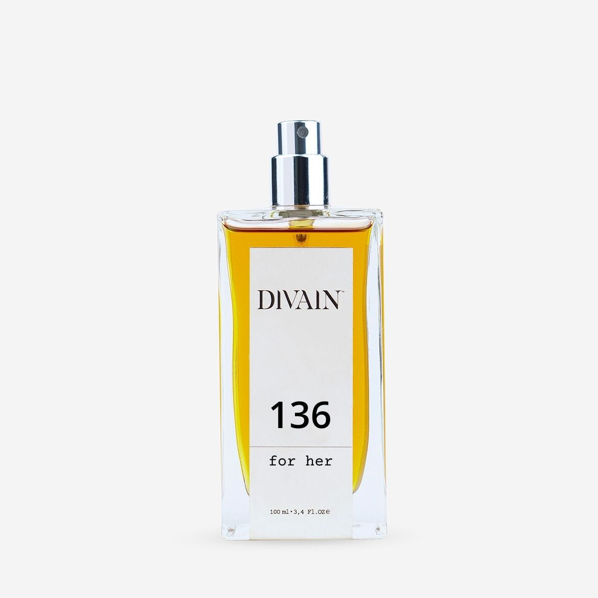 Fles van equivalent parfum voor dames divain-136