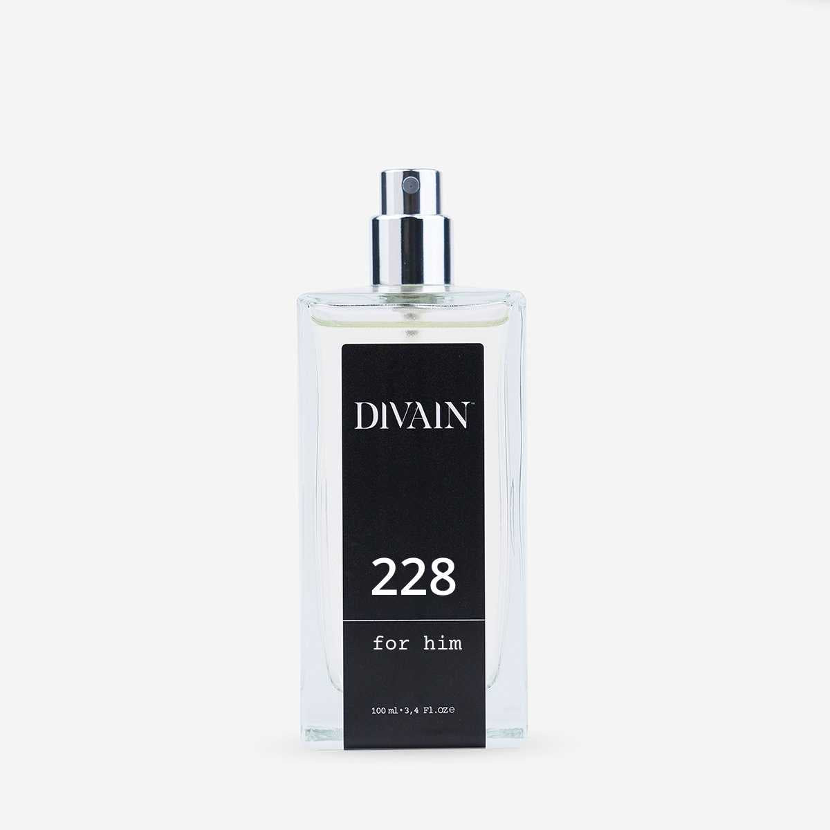 Fles van equivalent parfum voor heren divain-228