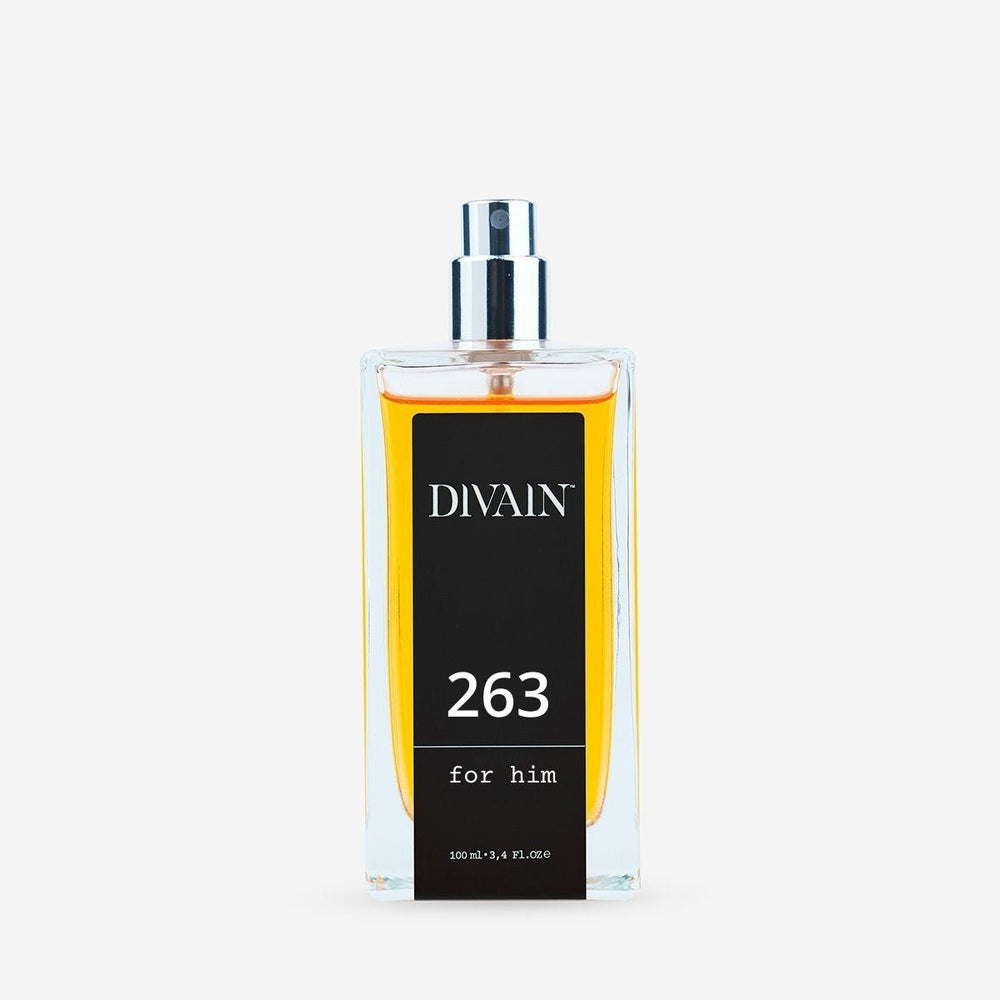 Fles van equivalent parfum voor heren divain-263