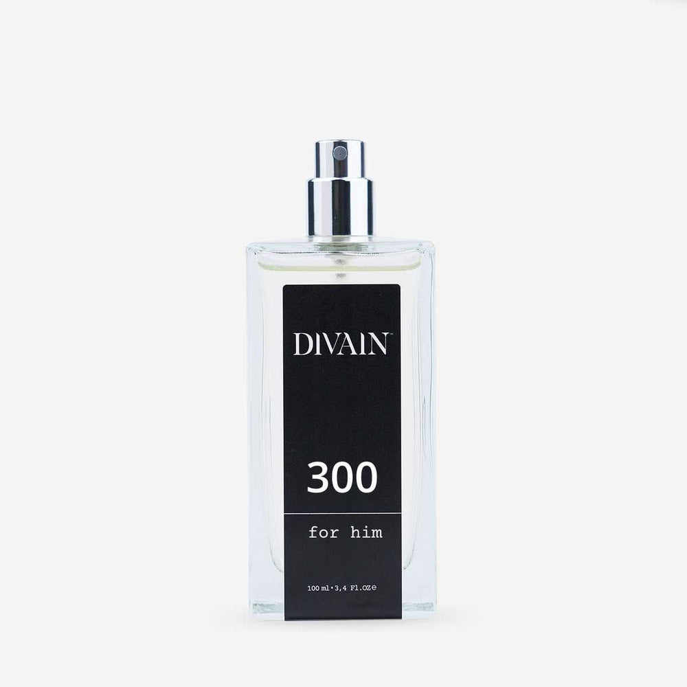 Fles van equivalent parfum voor heren divain-300