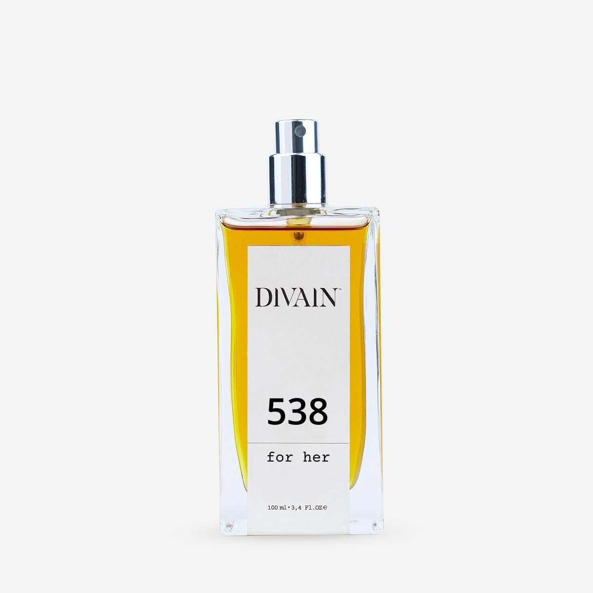 Fles van equivalent parfum voor dames divain-538