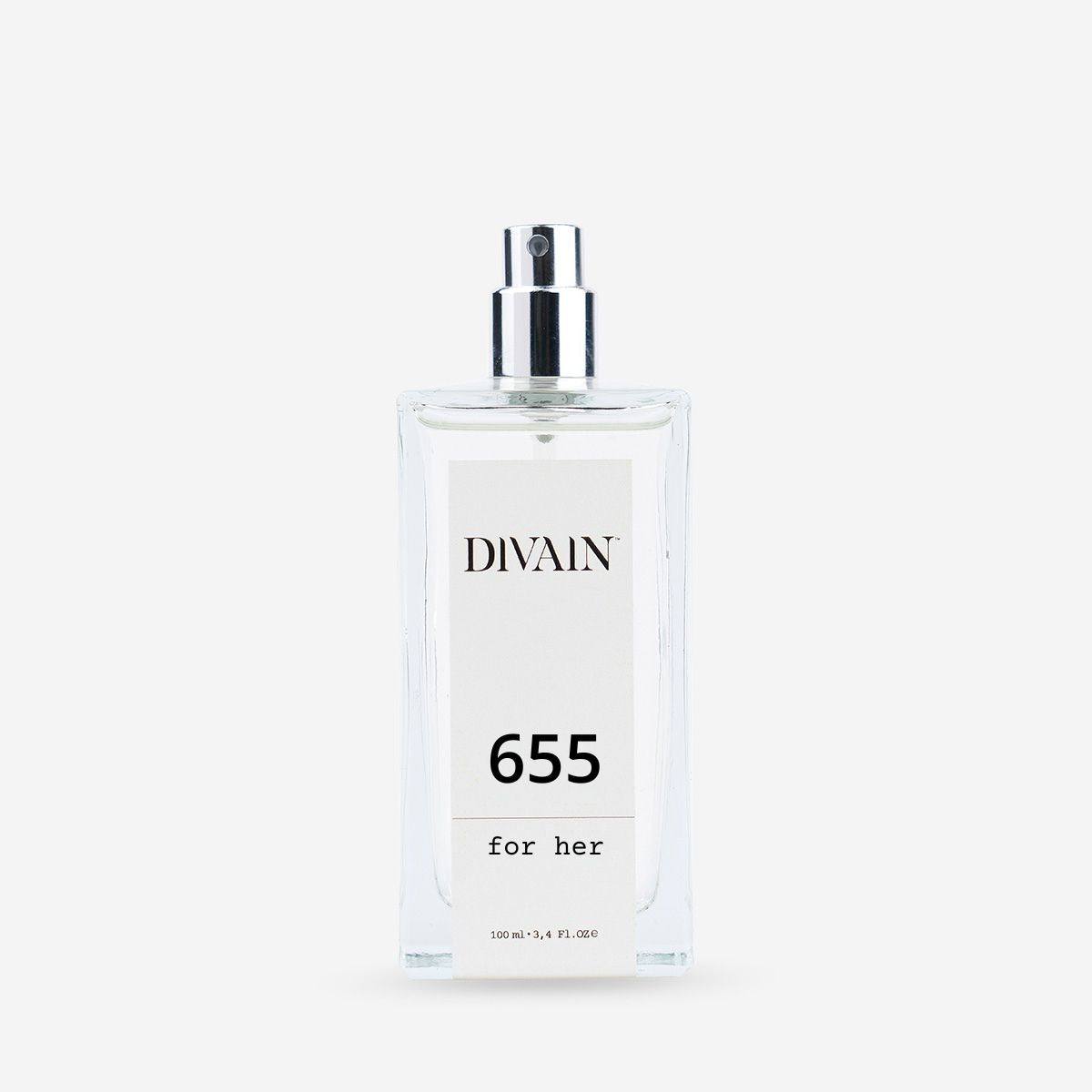 Fles van equivalent parfum voor dames divain-655