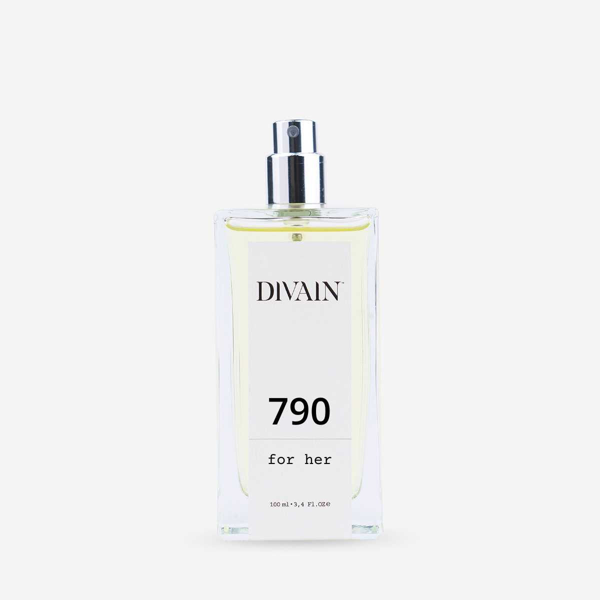 Fles van equivalent cologne voor dames divain-790