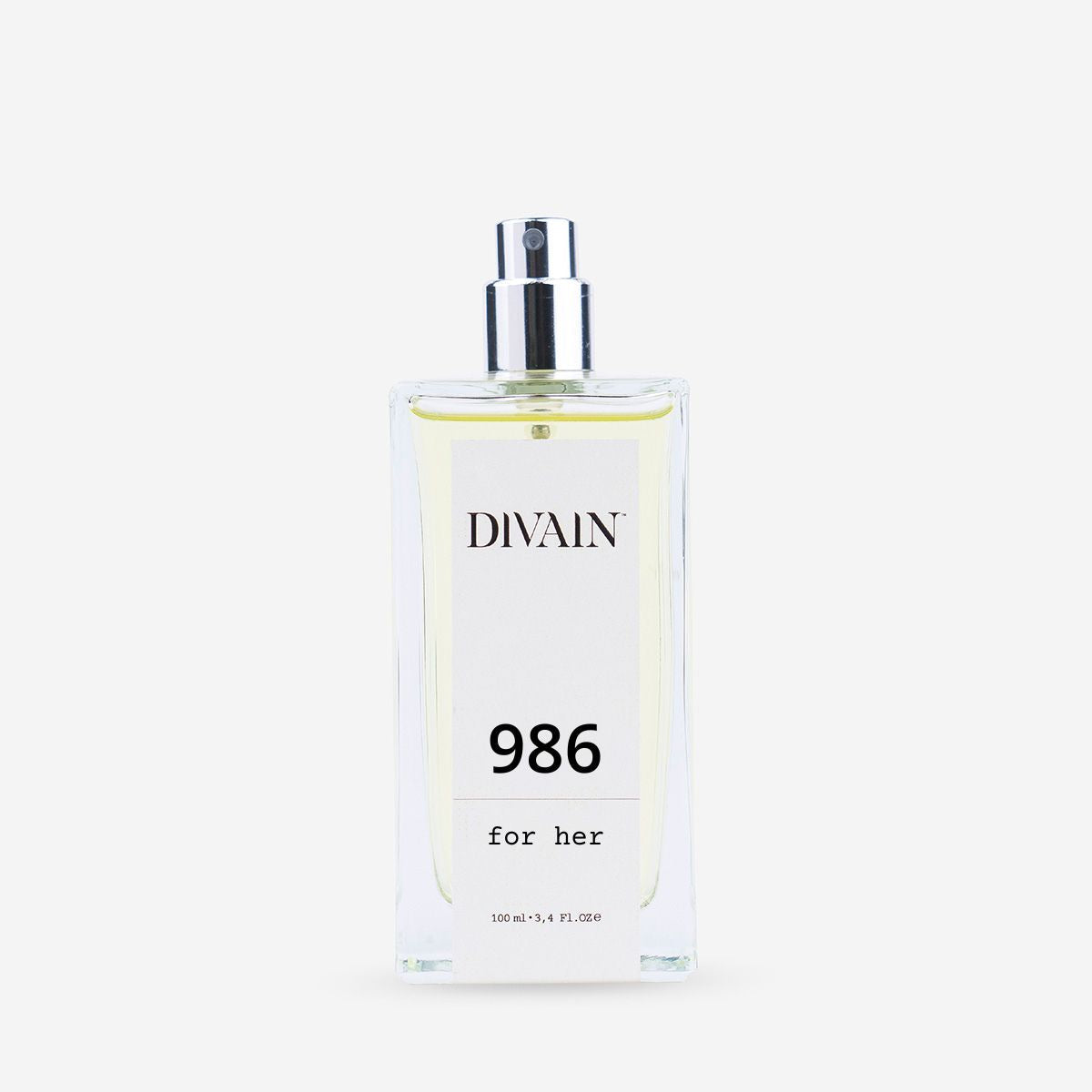 Fles van imitatie parfum voor dames divain-986